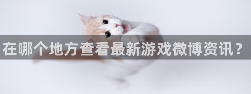 长征娱乐平台注册：在哪个地方查看最新游戏微博资讯？