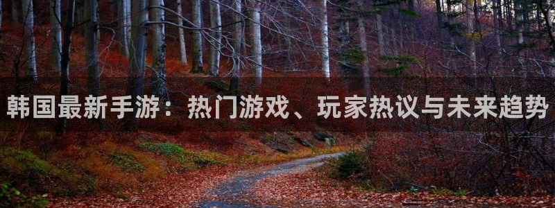 长征娱乐4主管：韩国最新手游：热门游戏、玩家热议与未来趋势